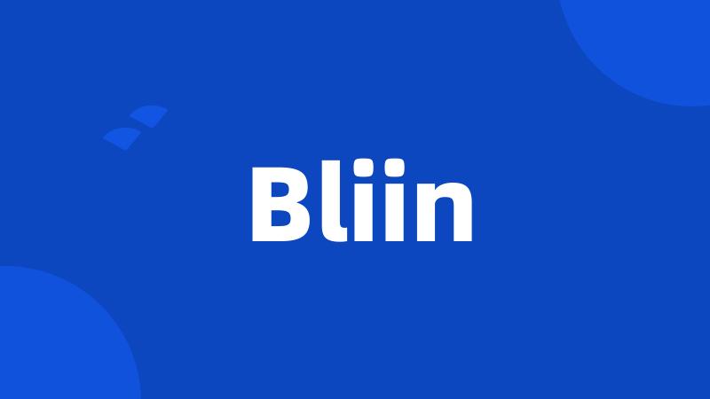 Bliin