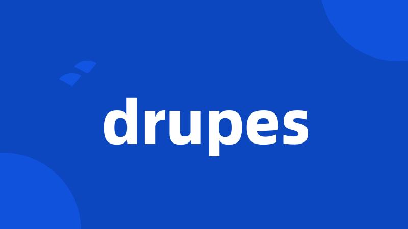 drupes