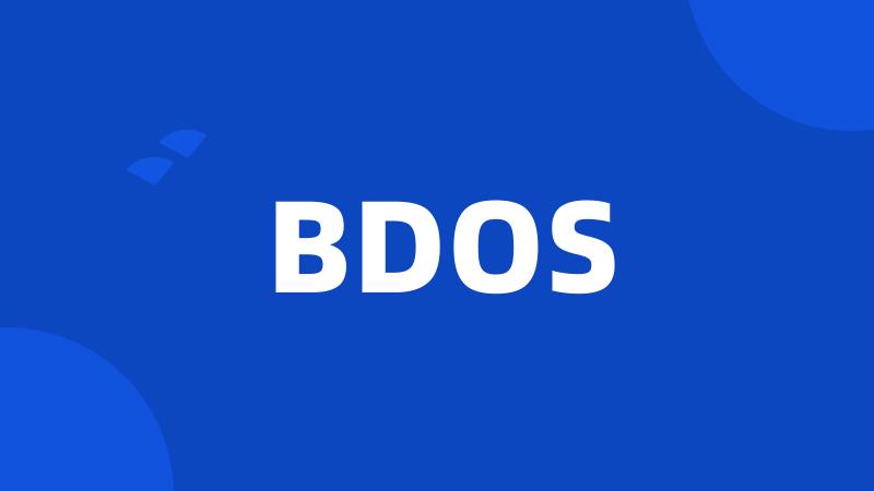 BDOS