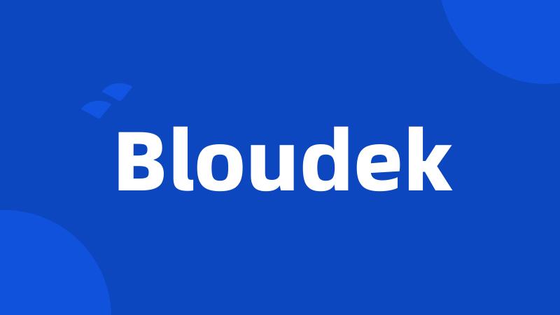 Bloudek