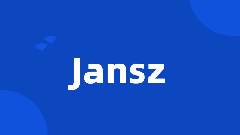 Jansz