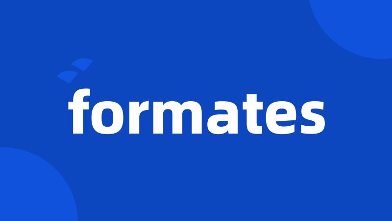 formates