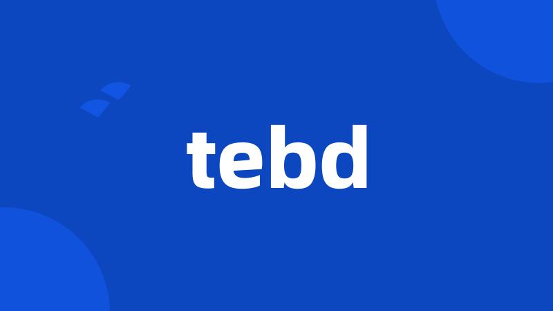 tebd