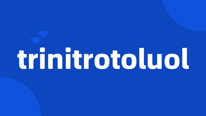 trinitrotoluol