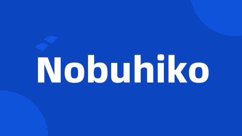 Nobuhiko