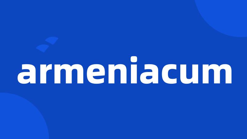 armeniacum