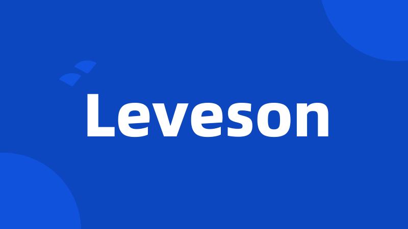 Leveson