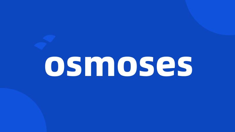 osmoses