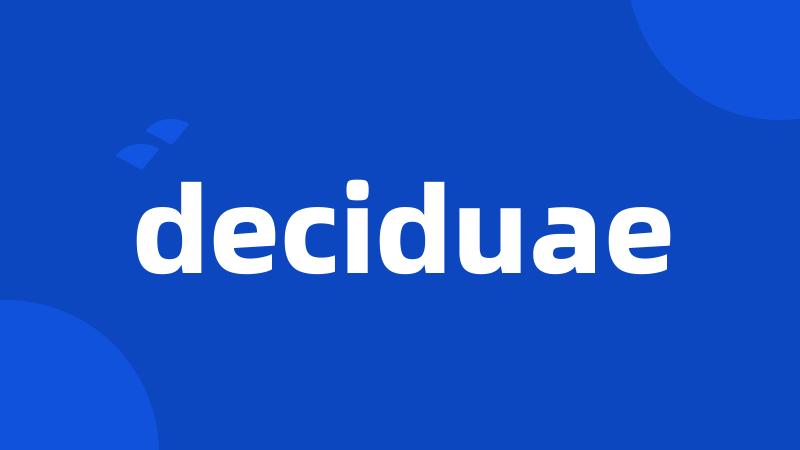 deciduae