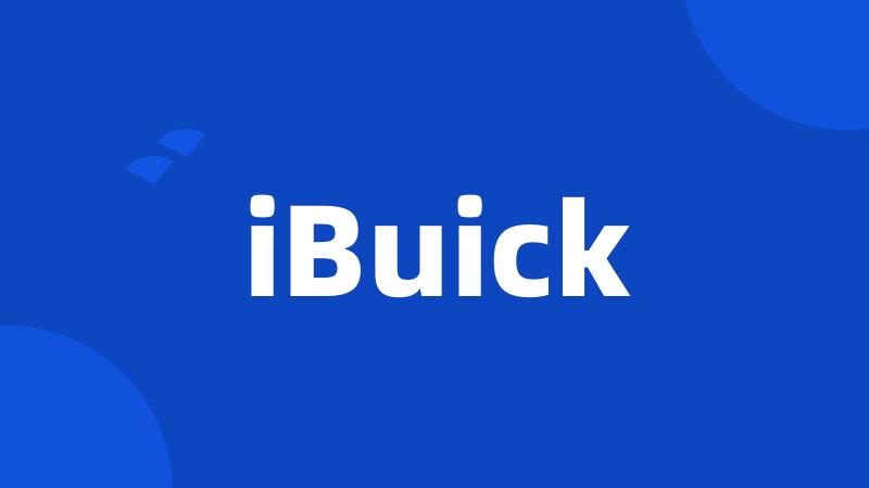 iBuick