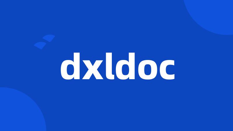 dxldoc