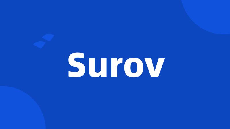 Surov