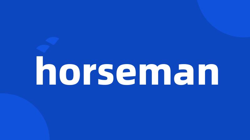 horseman