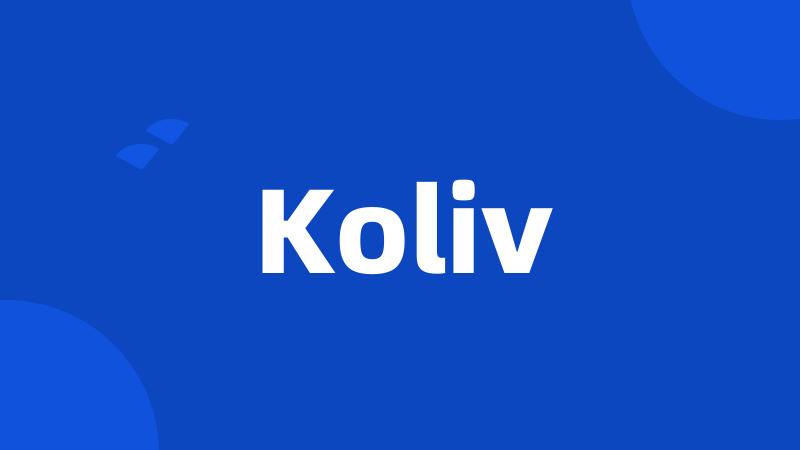 Koliv