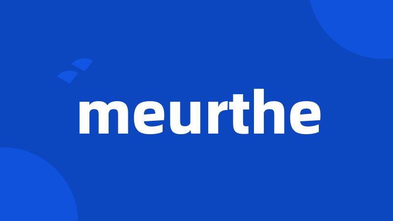 meurthe