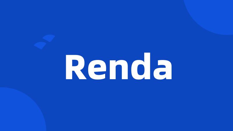 Renda