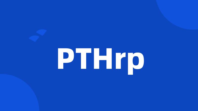 PTHrp