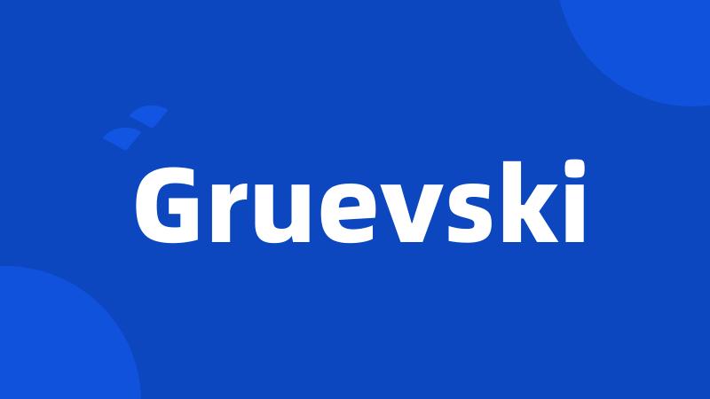 Gruevski