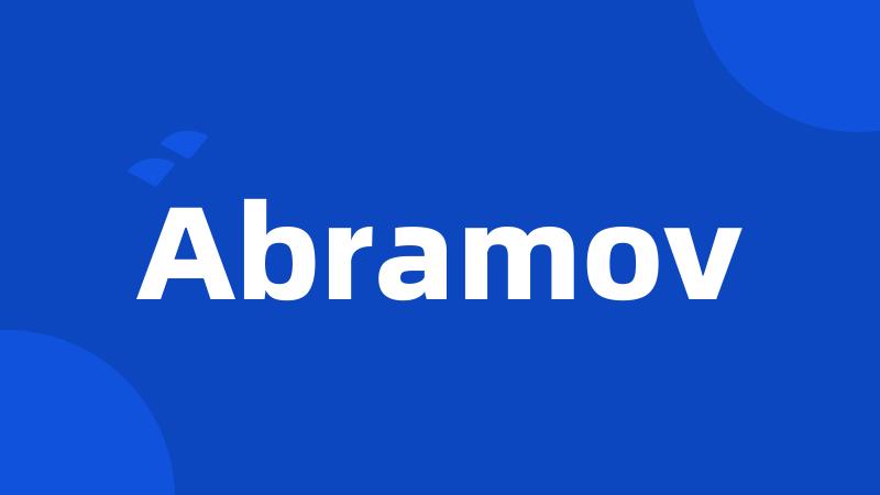 Abramov