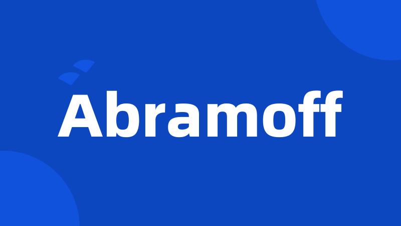 Abramoff