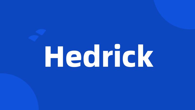 Hedrick