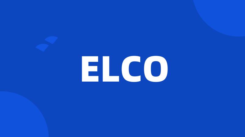 ELCO