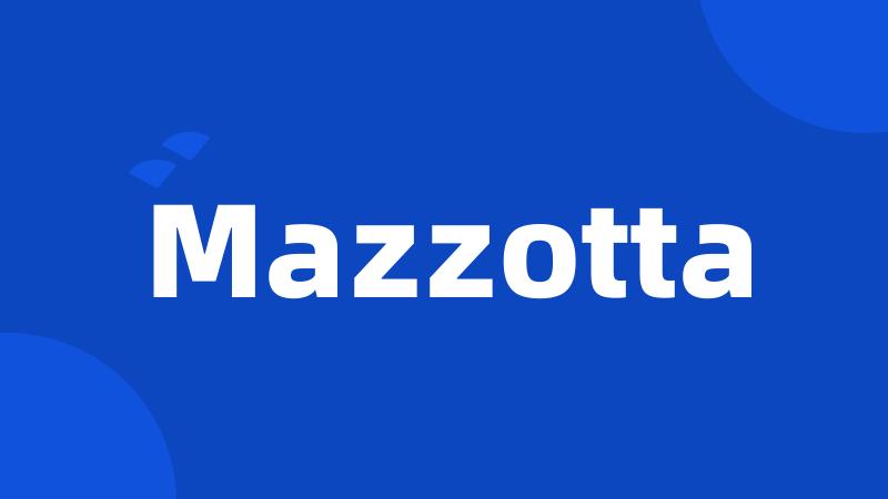 Mazzotta