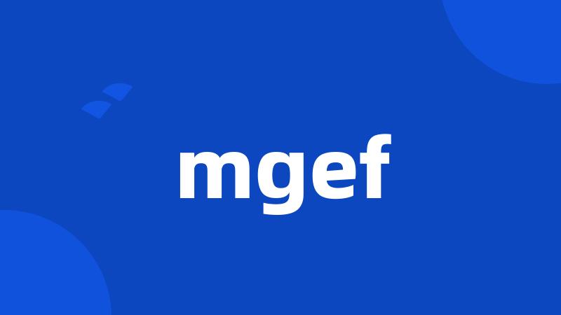 mgef