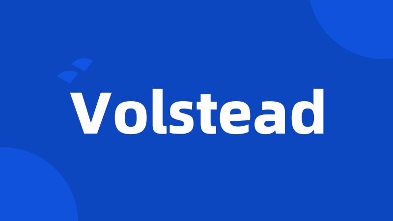 Volstead