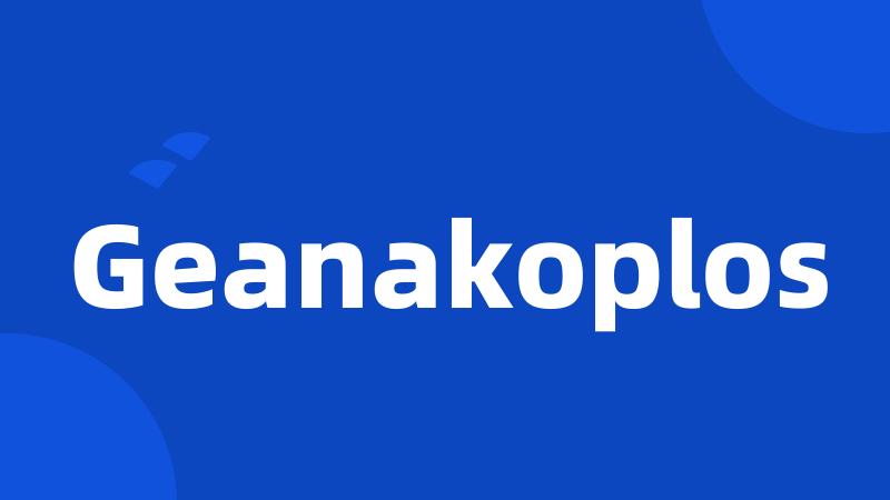 Geanakoplos