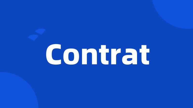 Contrat