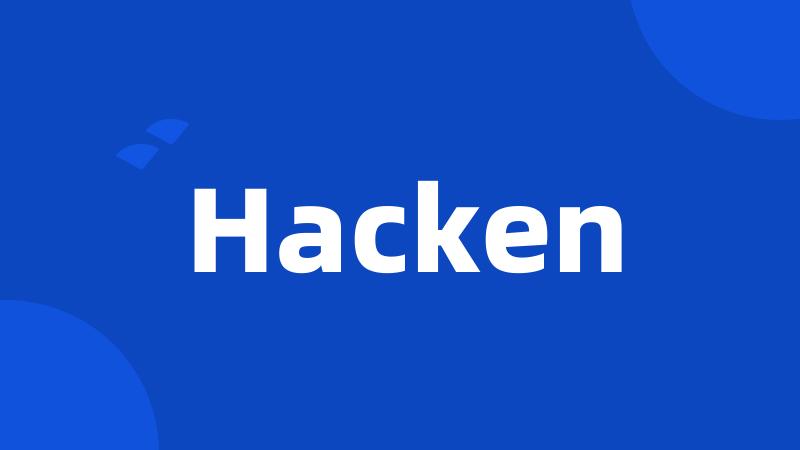 Hacken