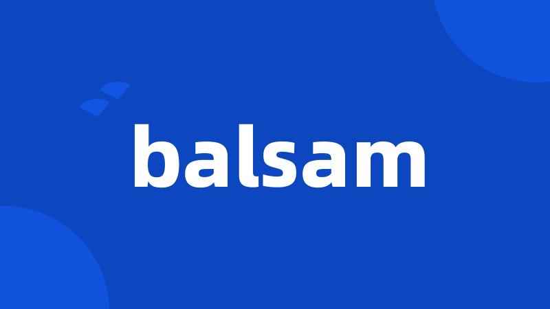 balsam