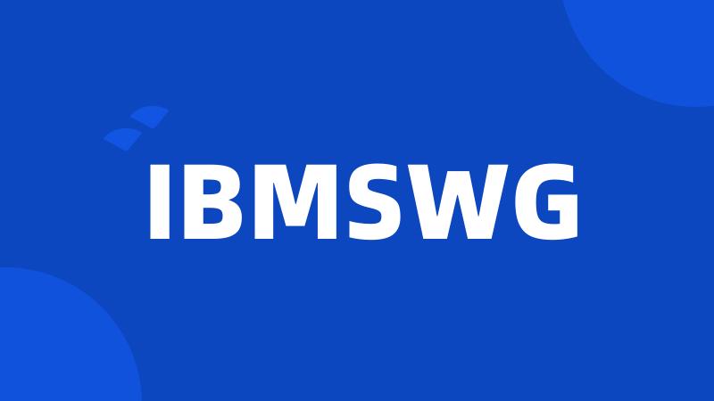 IBMSWG