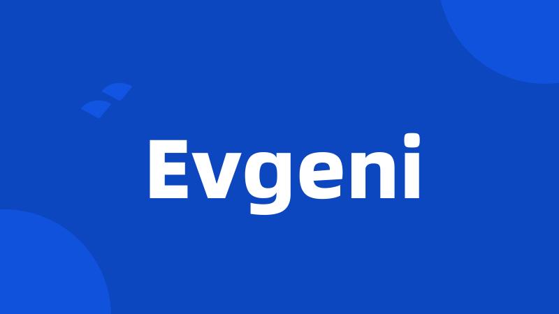 Evgeni