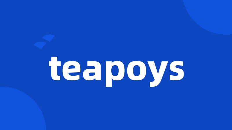 teapoys