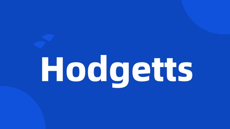 Hodgetts