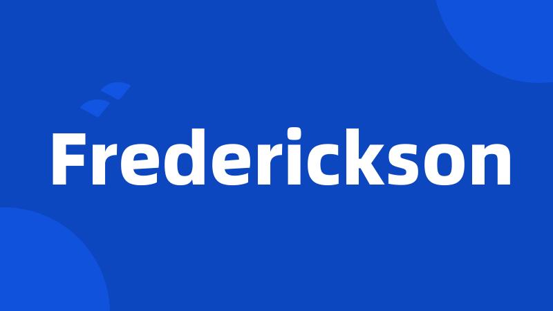 Frederickson