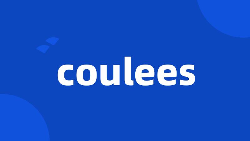 coulees