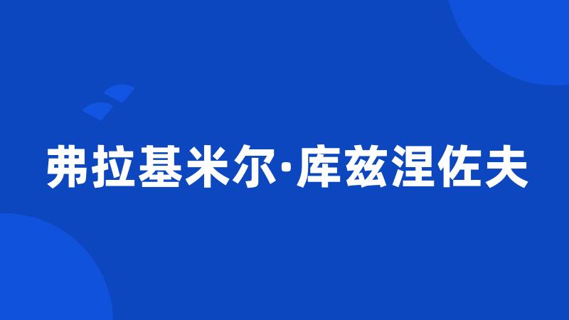 弗拉基米尔·库兹涅佐夫