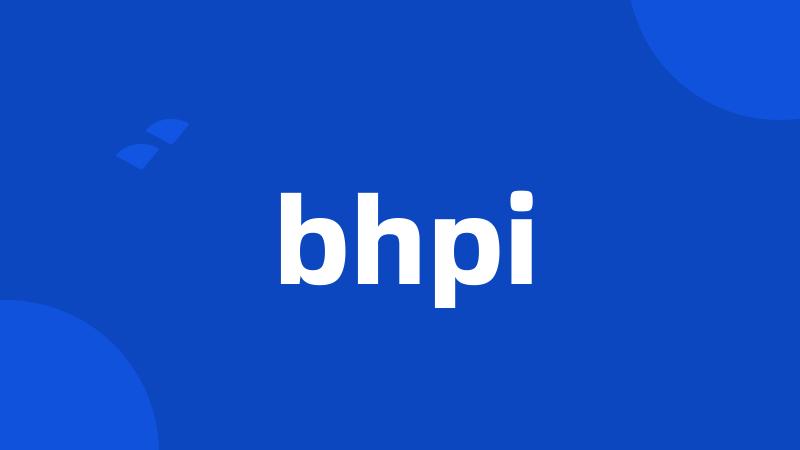 bhpi