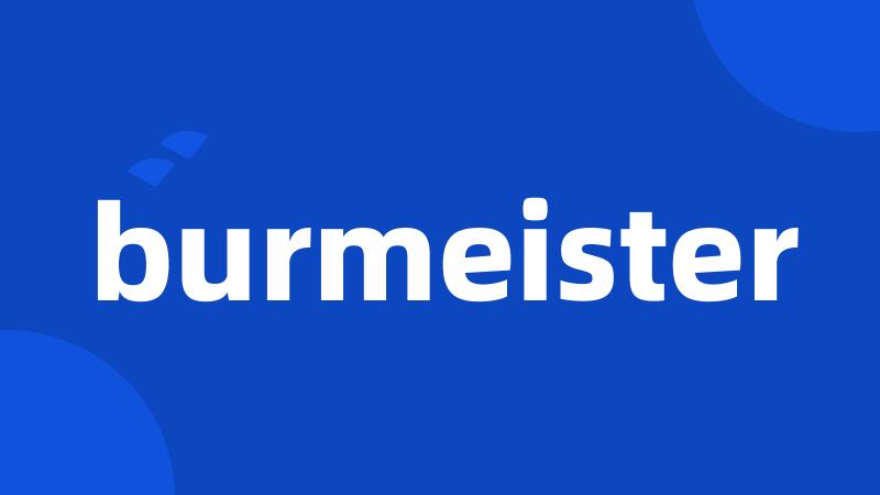 burmeister