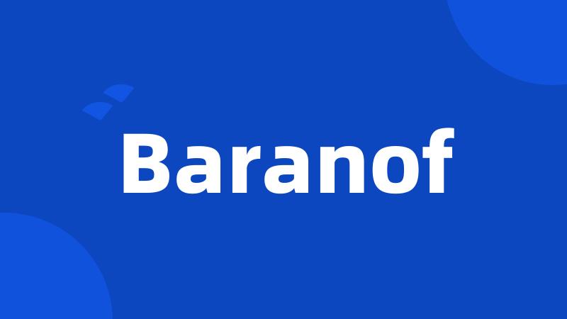 Baranof