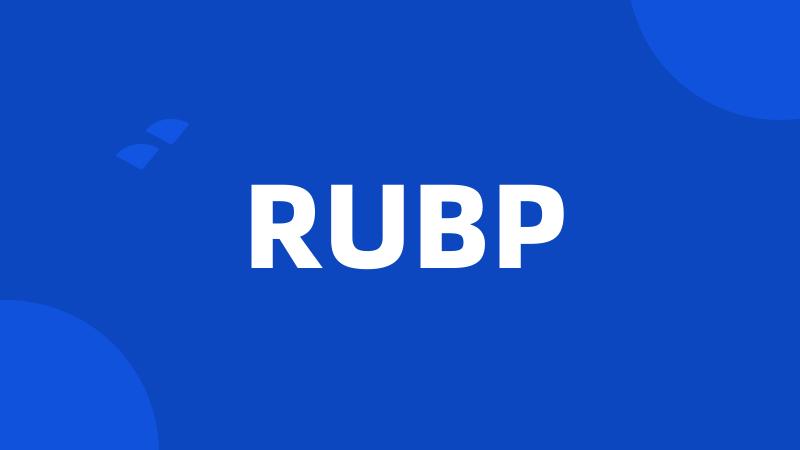 RUBP