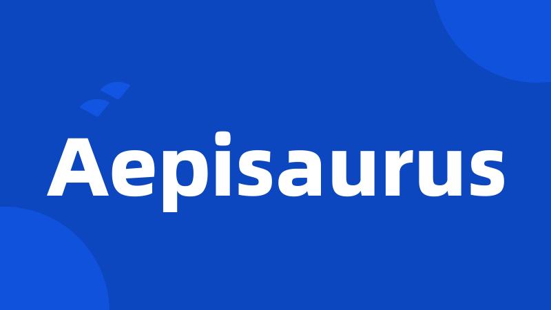 Aepisaurus