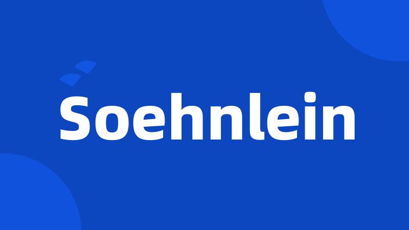 Soehnlein