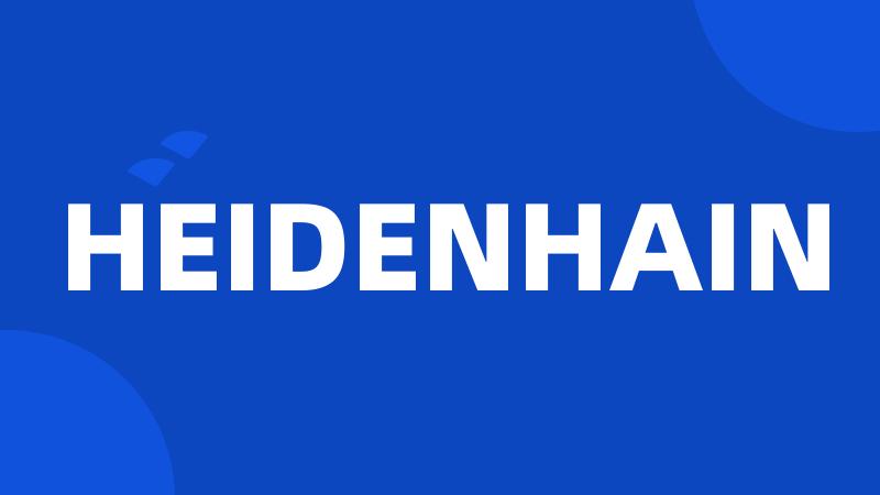 HEIDENHAIN