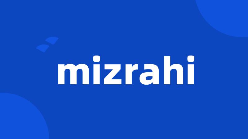 mizrahi