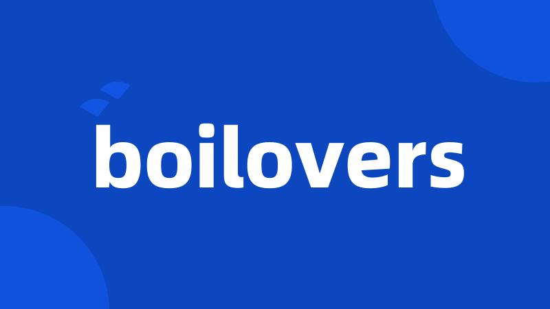 boilovers