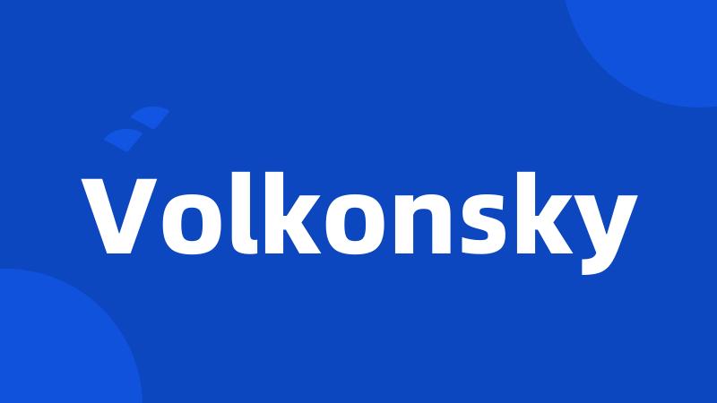 Volkonsky